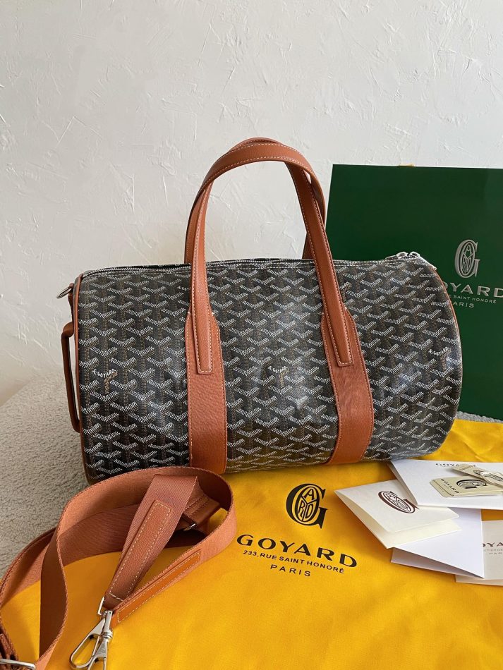 Goyard Barrel 40 Braun – Nachbildung einer Goyard-Tasche
