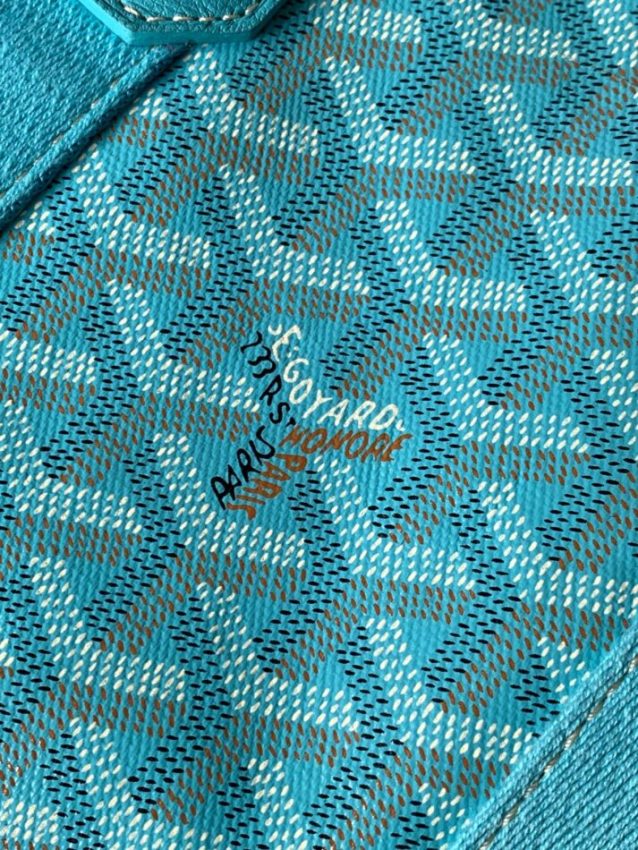 Goyard Belharra Turquoise Blue 9 Goyard Belharra - View 9
