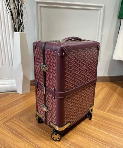 Goyard Bourget Replica Travel Suitcase Bourdeaux 1 - Replica Goyard Bag