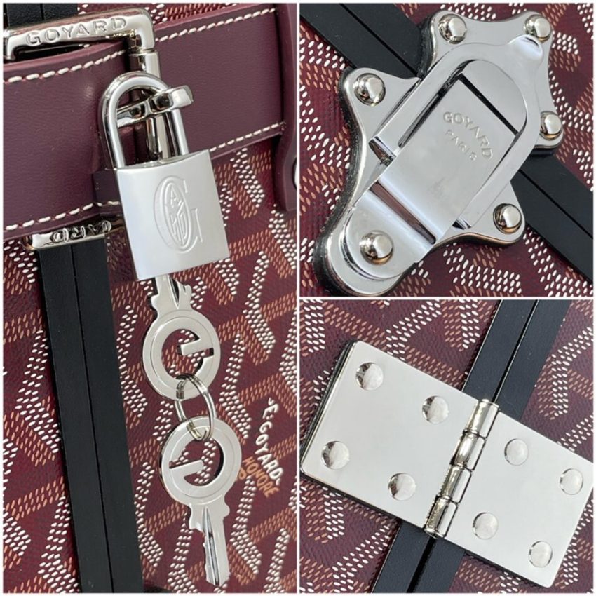 Goyard Bourget Replica Travel Suitcase Bourdeaux 3 - Replica Goyard Bag