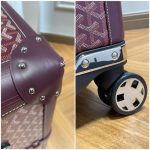 Goyard Bourget Replica Travel Suitcase Bourdeaux 4 - Replica Goyard Bag