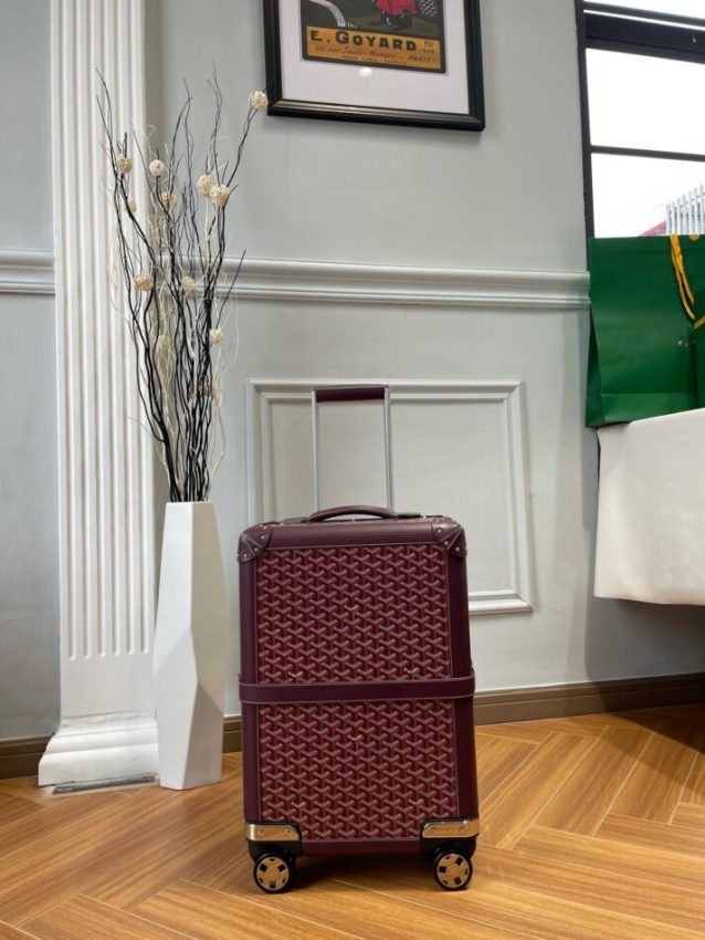 Goyard Bourget Replica Travel Suitcase Bourdeaux 5 - Replica Goyard Bag