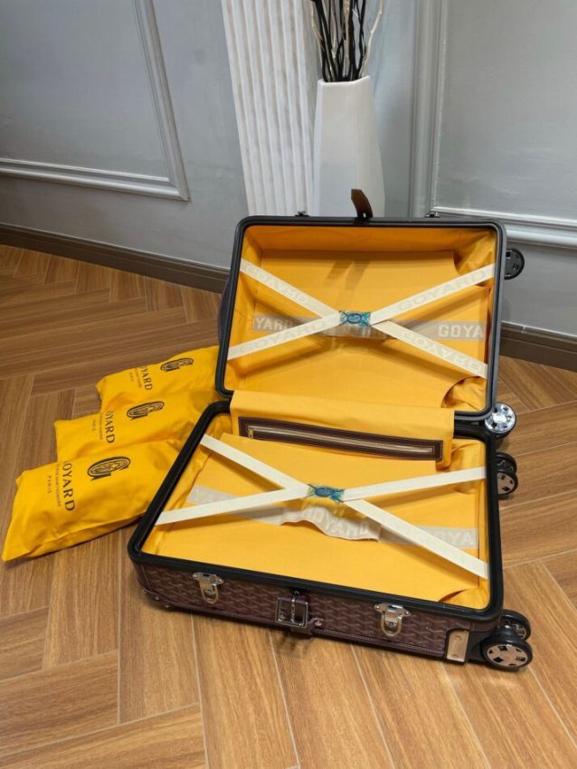 Goyard Bourget Replica Travel Suitcase Bourdeaux 8 - Replica Goyard Bag