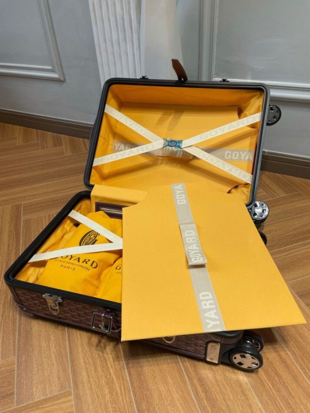 Goyard Bourget Replica Travel Suitcase Bourdeaux 9 - Replica Goyard Bag