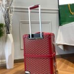 Goyard Bourget Replica Travel Suitcase Red 6 - Replica Goyard Bag