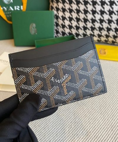 Goyard Card Holder Black - Replica Goyard Wallet