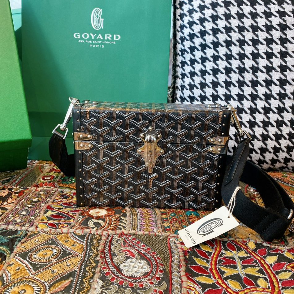 Goyard Cassette Trunk Black - Replica Goyard Bag