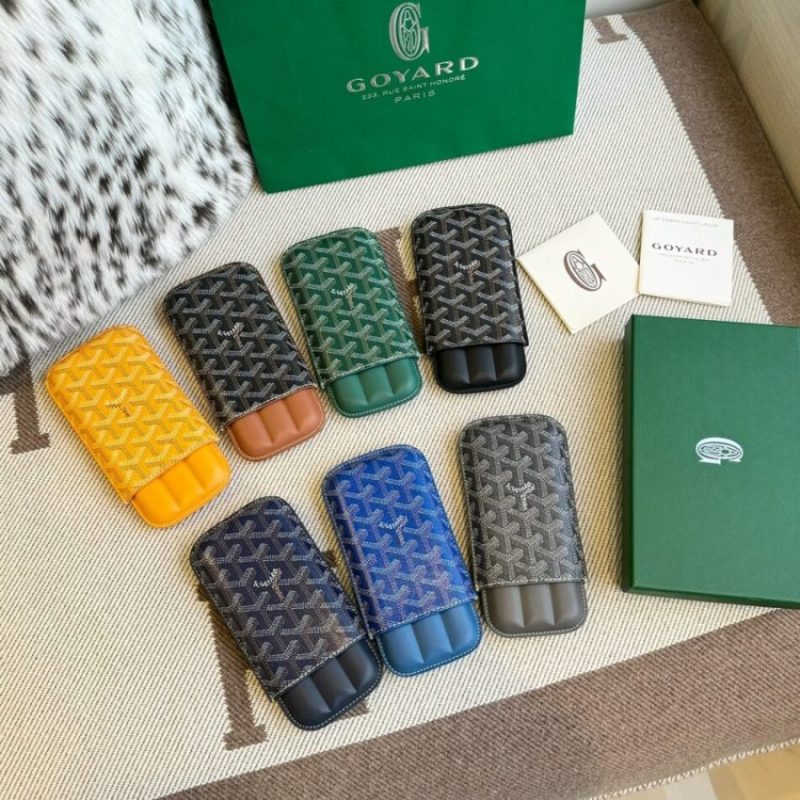 Goyard Cigare Case Brown 1 - Replica Goyard Bag