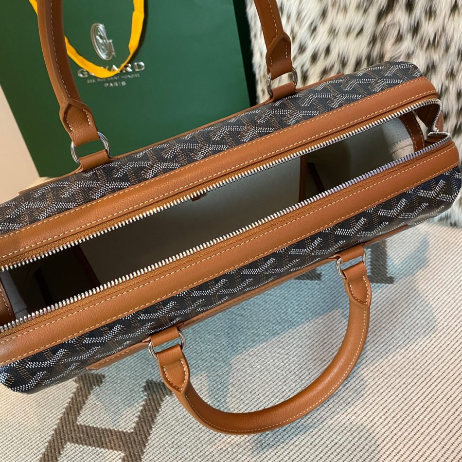 Goyard Cisalpin Document Case Brown 2 Goyard Cisalpin Document Case Brown - Replica Goyard Bag
