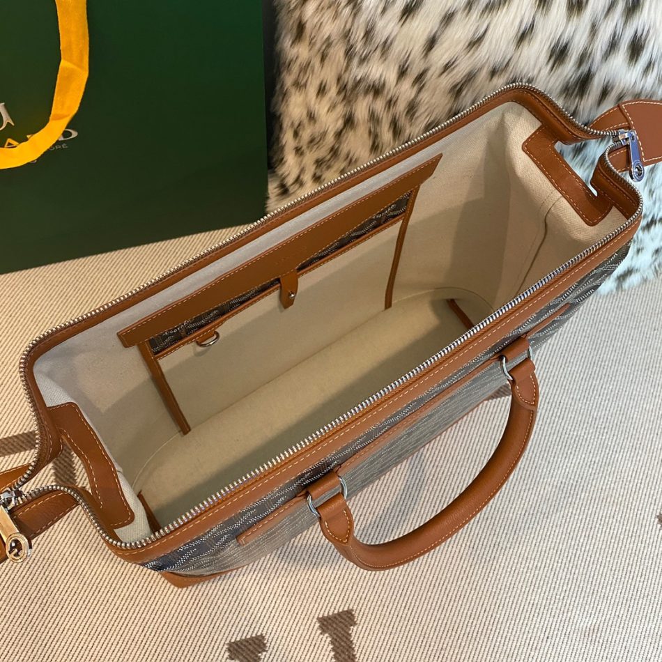 Goyard Cisalpin Document Case Brown 3 Goyard Cisalpin Document Case Brown - Replica Goyard Bag