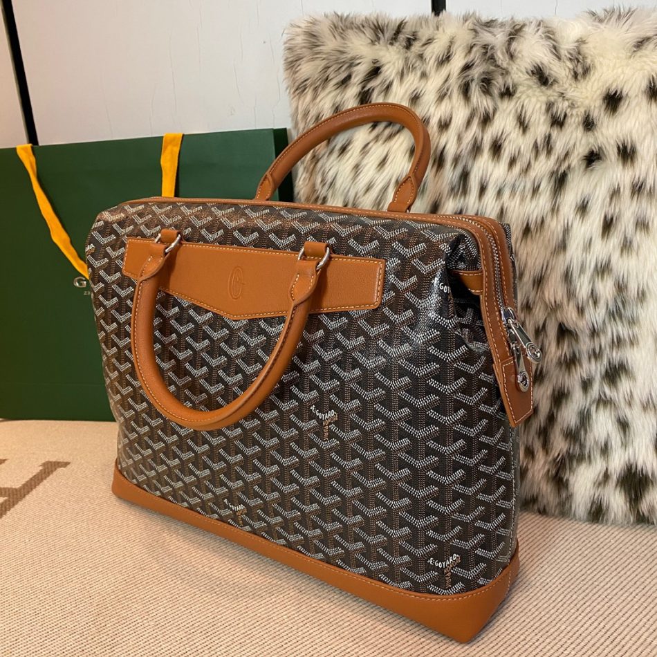 Goyard Cisalpin Document Case Brown 5 Goyard Cisalpin Document Case Brown - Replica Goyard Bag