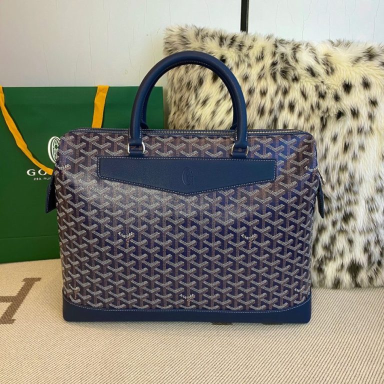 Goyard Cisalpin Document Case Navy blue - Replica Goyard Bag