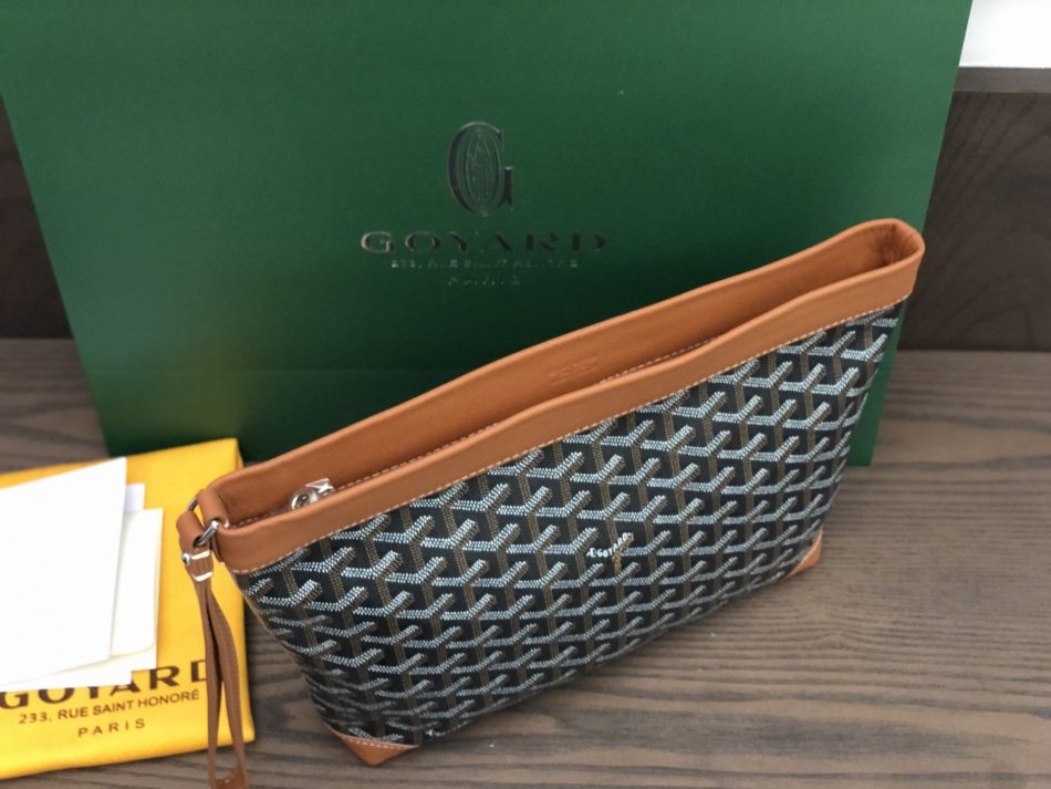 Goyard Conti Pouch Brown - Replica Goyard Pouch