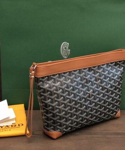 Goyard Conti Pouch Brown - Replica Goyard Pouch