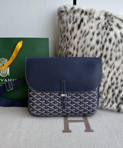 Goyard Coursier Messenger Navy Blue 4 - Replica Goyard Bag