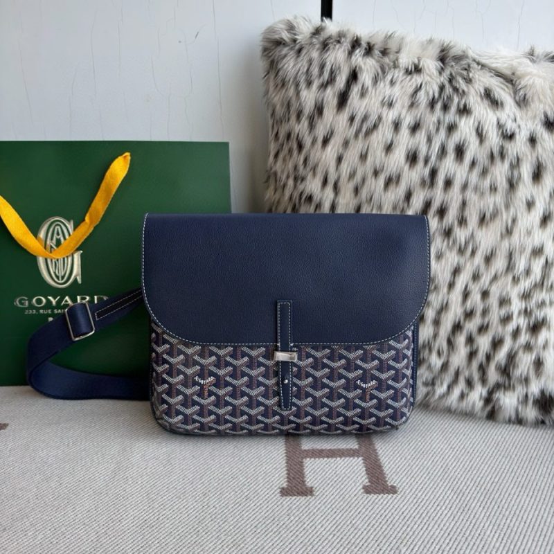 Goyard Coursier Messenger Navy Blue 4 - Replica Goyard Bag
