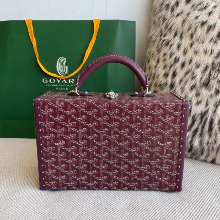 Goyard Grand Hotel Trunk Bourdeaux 1 - Replica Goyard Bag