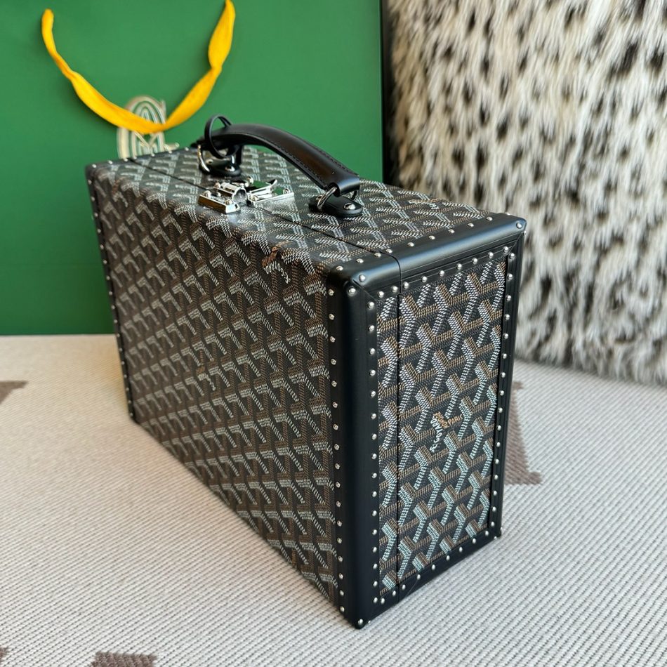 Goyard Joux Watch Case Black 2 Goyard Joux Watch Case Black 2 - Replica Goyard Bag
