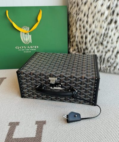 Goyard Joux Watch Case Black 7 - Replica Goyard Bag