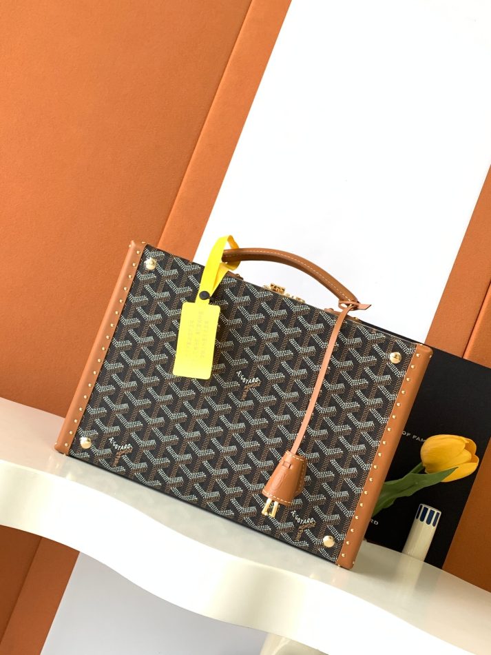 Goyard Joux Watch Case Brown 1 Goyard Joux Watch Case Brown 1 - Replica Goyard Bag