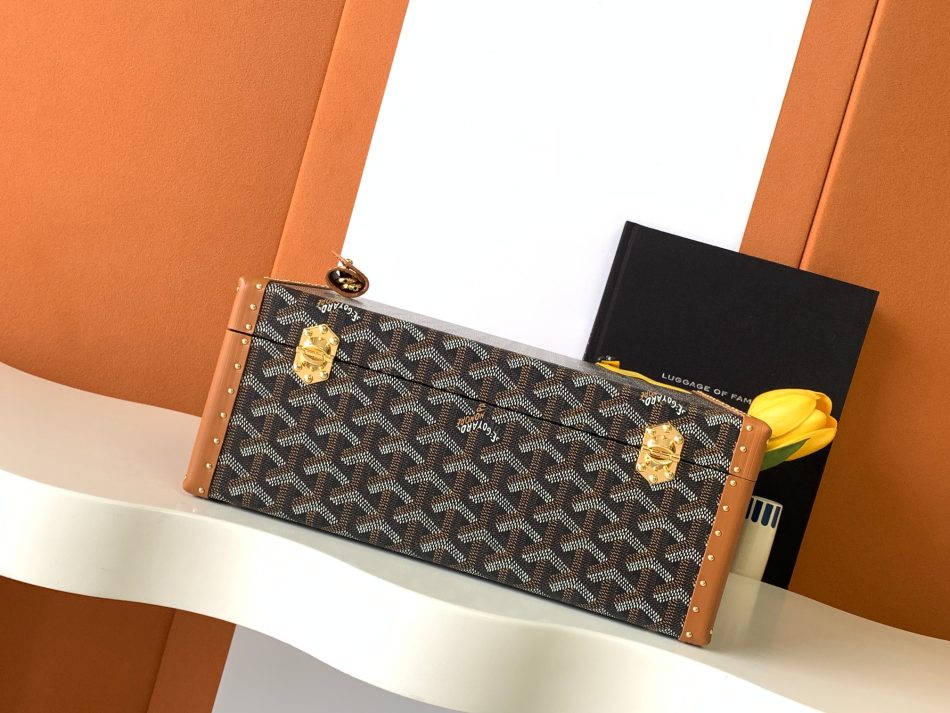 Goyard Joux Watch Case Brown 3 Goyard Joux Watch Case Brown 3 - Replica Goyard Bag
