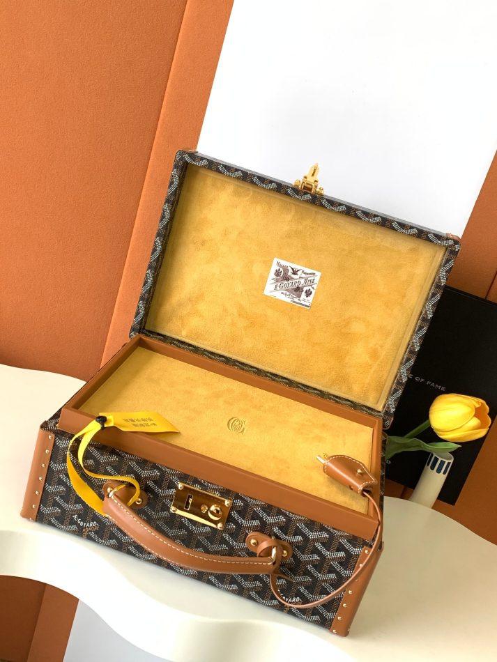 Goyard Joux Watch Case Brown 6 Goyard Joux Watch Case Brown 6 - Replica Goyard Bag