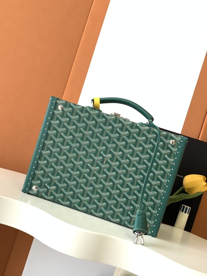 Goyard Joux Watch Case Green 1 Goyard Joux Watch Case Green 1 - Replica Goyard Bag