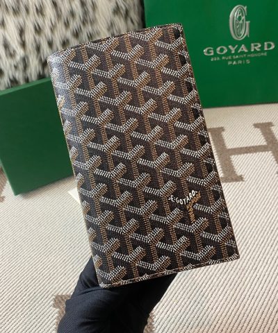 Goyard Long Folding Wallet Brown 1 - Replica Goyard Bag