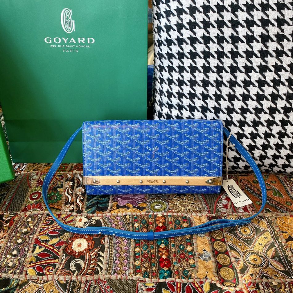 Goyard Monte Carlo Clutch Sky Blue 1 Goyard Monte Carlo Clutch Sky Blue 1 - Replica Goyard Bag