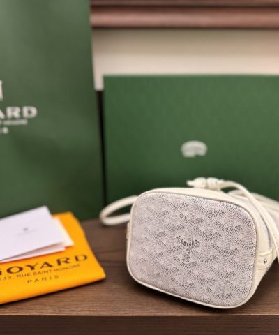 Goyard Petit Flot Mini White 1 - Replica Goyard Bag