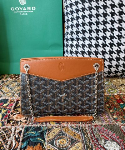 Goyard Rouette Pm Brown 1 - Replica Goyard Bag