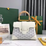 Goyard Saigon Souple Mini Blue White 5 - Replica Goyard Bag