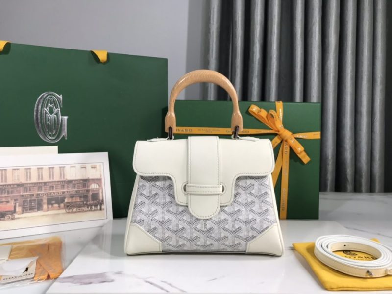 Goyard Saigon Souple Mini Blue White 5 - Replica Goyard Bag