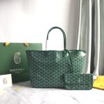 Goyard Saint Louis Tote Dupe Green 7 - Replica Goyard Bag