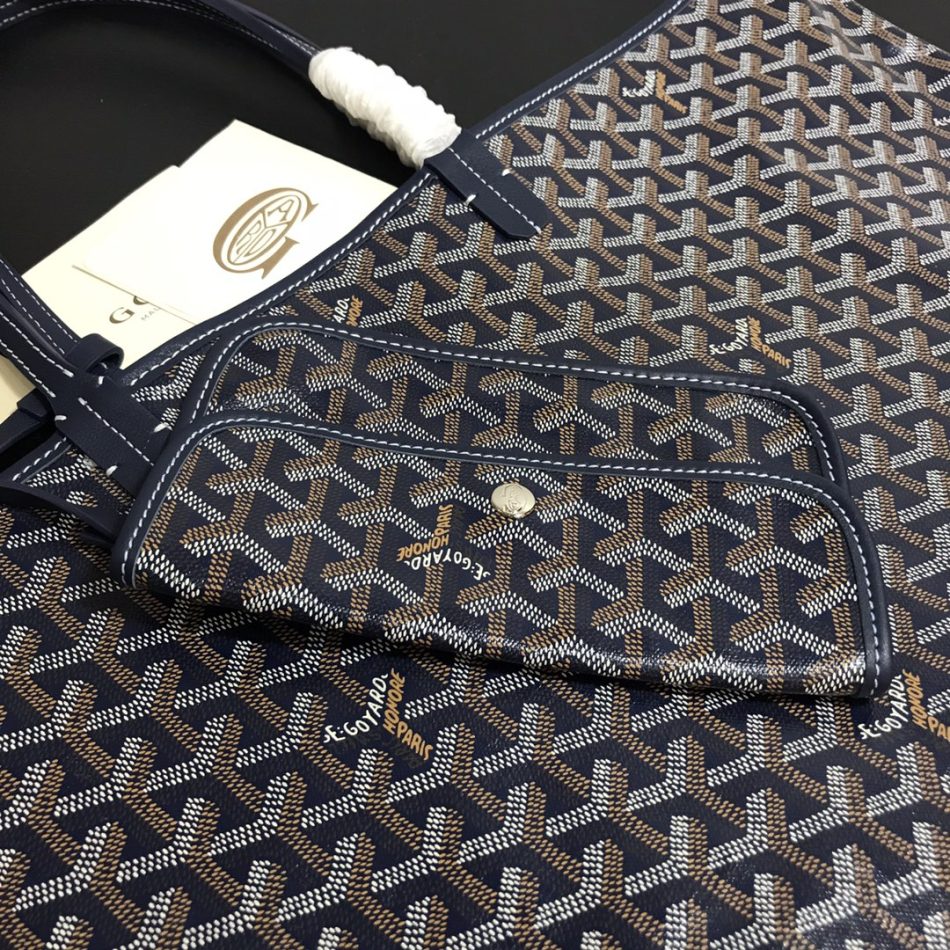 Goyard Saint Louis Tote Dupe Navy Blue 1 - Replica Goyard Bag