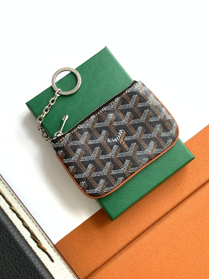 Goyard Senat Mini Key Pouch Brown 1 - Replica Goyard Bag