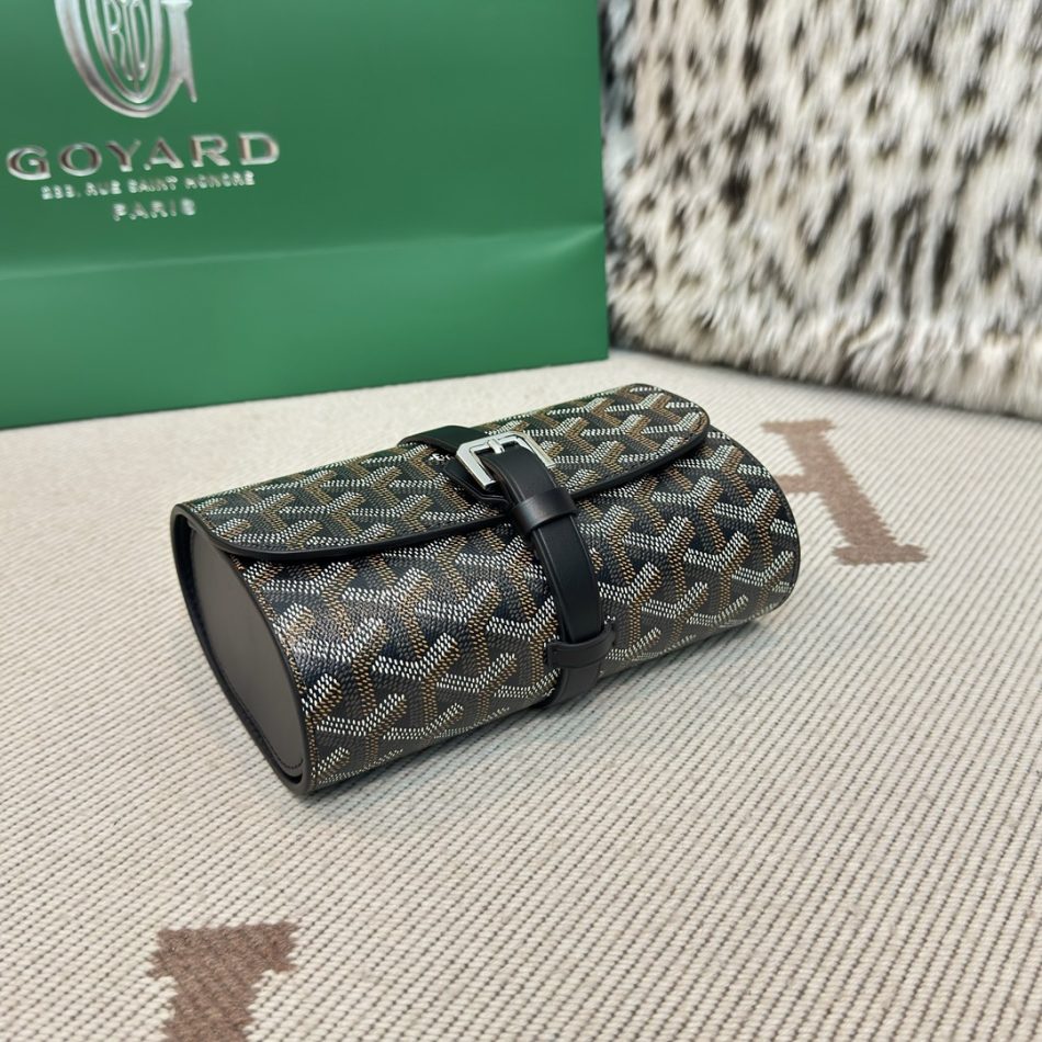 Goyard Travel Watch Case Black 8 - Replica Goyard Bag