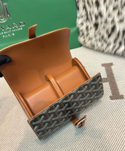 Goyard Travel Watch Case Brown 1 - Replica Goyard Bag