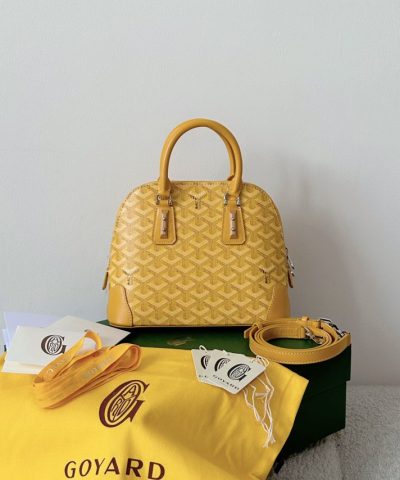 Goyard Vendom Black Yellow 1 - Replica Goyard Bag