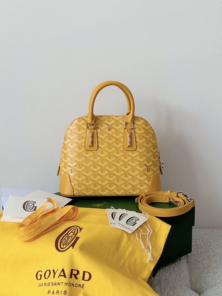 Goyard Vendom Black Yellow 1 - Replica Goyard Bag