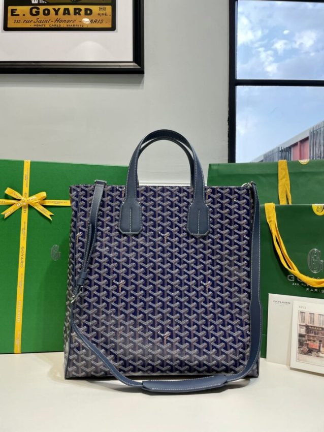 Goyard Voltaire Replica Tote Navy Blue 1 Goyard Voltaire Replica Tote Navy Blue 1 - Replica Goyard Bag
