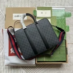 gucci gg black briefcase 2