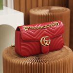 gucci-gg-marmont-medium-red gallery 3