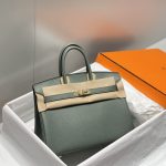 hermes birkin almond green 2