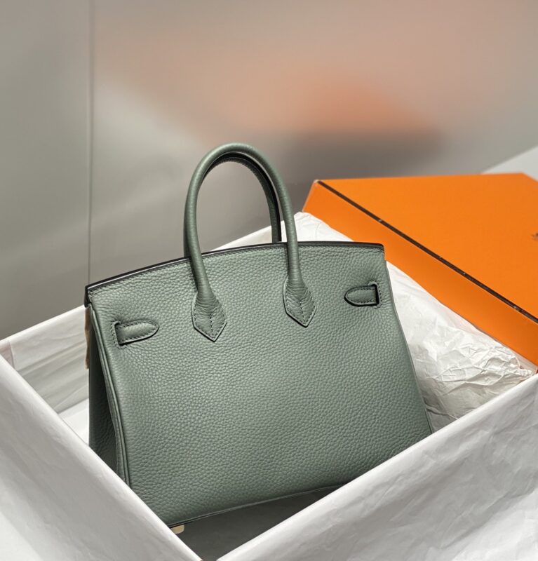 hermes birkin almond green 3