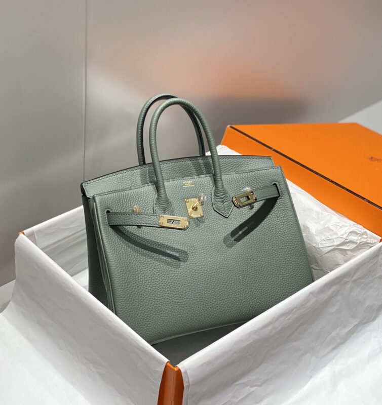 hermes birkin almond green 4