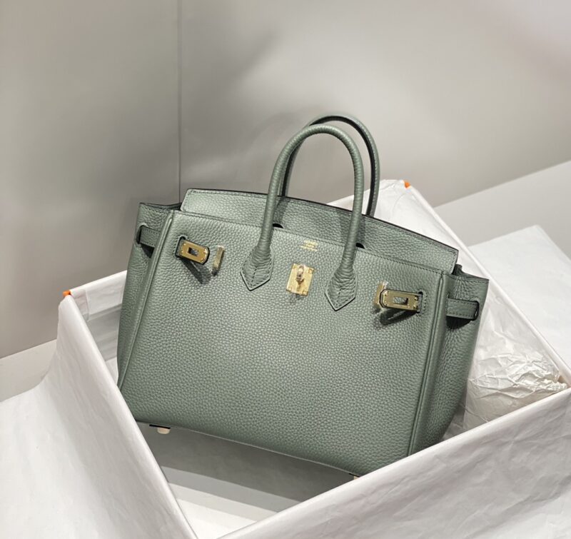 hermes birkin almond green 5