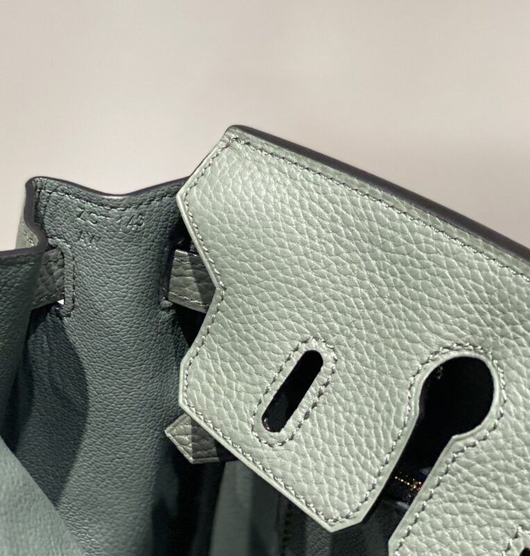 hermes birkin almond green 9