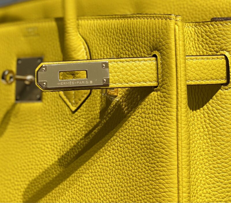 hermes birkin amber yellow 6