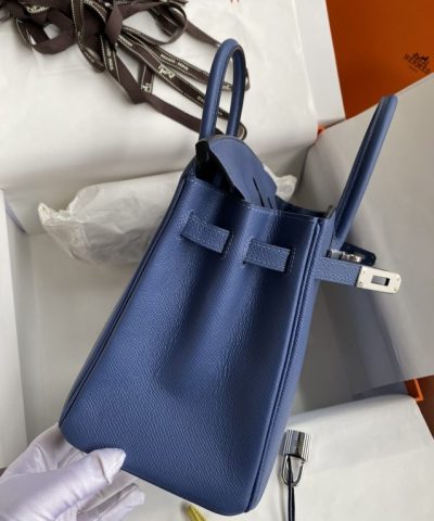 Replika Hermès Birkin Agate Blue